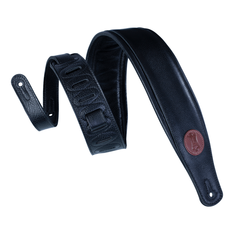 Levy's BK GARMENT LEATHER GUITAR STRAP 3" - Premium Quality and Style - Innovative Music