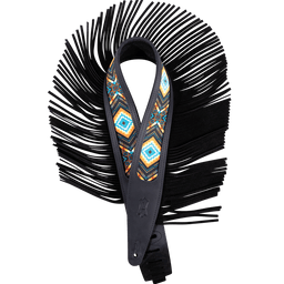 Levy's 2.5" Crazy Horse Strap with Fringe Detail and Western Print - Innovative Music