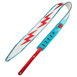 Levy's Leather Guitar Strap - Glam Rock Lightning - Innovative Music