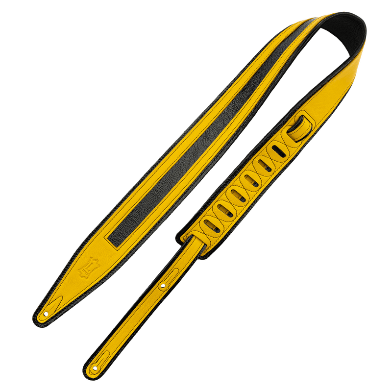 Levy's Leather Guitar Strap - Dragon Stripe - Innovative Music