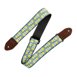 Levy's White Mod Tulip Mid Century Modern Strap - Innovative Music