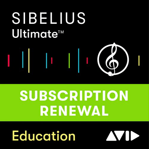 Avid Sibelius Ultimate 1 - Year Subscription - RENEW - EDU - Student/Teacher (eLicense) - Innovative Music
