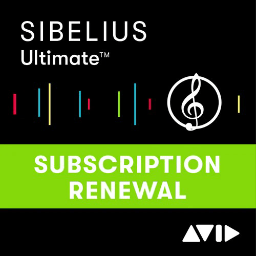 Avid Sibelius Ultimate 1 - Year Subscription - RENEWAL (eLicense) - Innovative Music