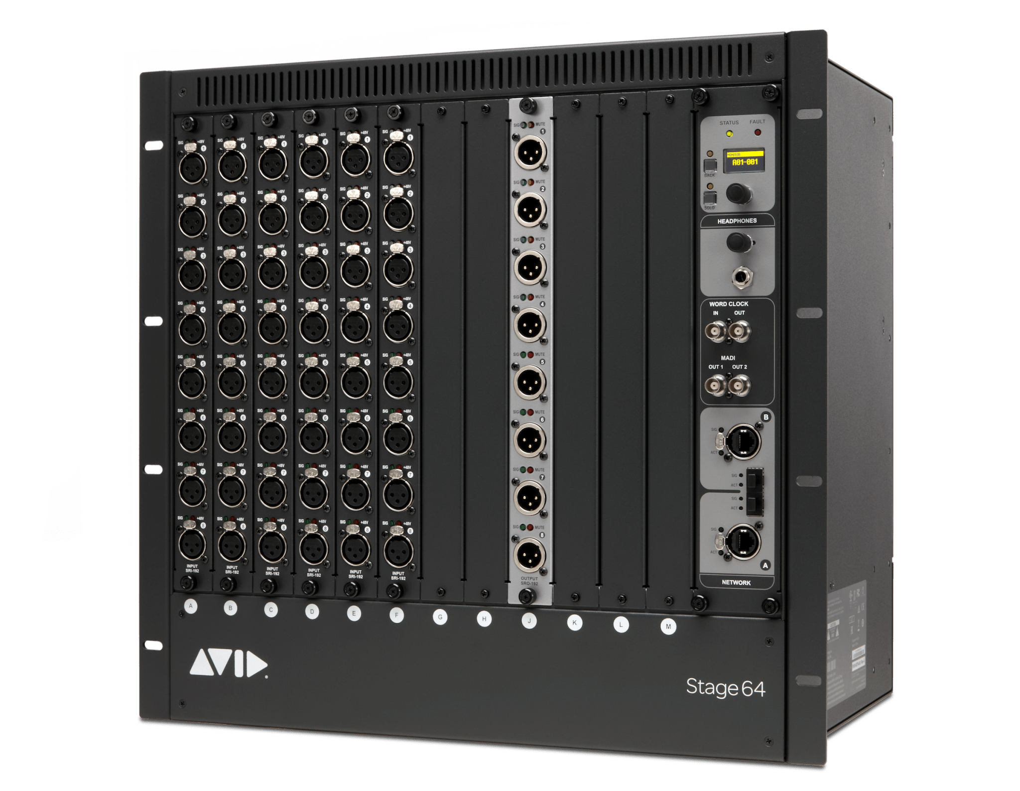 Avid VENUE Stage 64 Stage Rack (48x8) with 3 Year Elite Live Support - Innovative Music