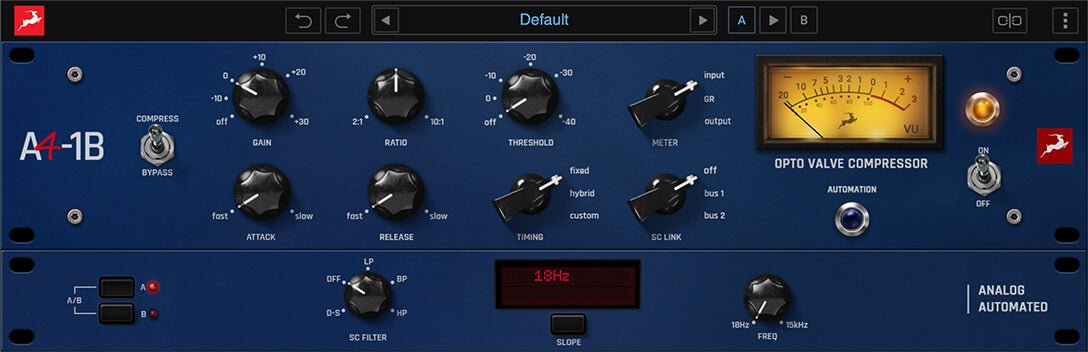 Antelope A4 - 1B Analog Automated Opto Valve Compressor - Ultimate - Sound Distribution - Innovative Music