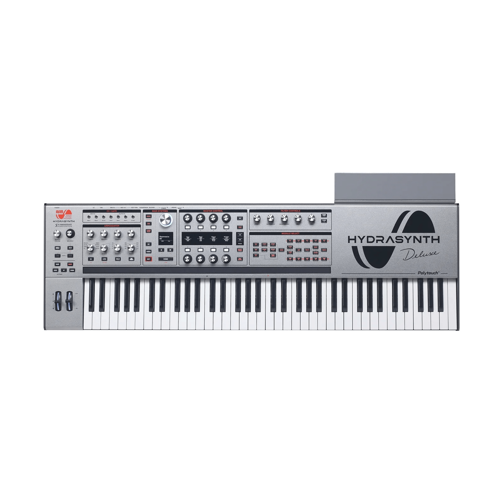 ASM Hydrasynth Deluxe 16 Voice Synth Silver Edition - Innovative Music