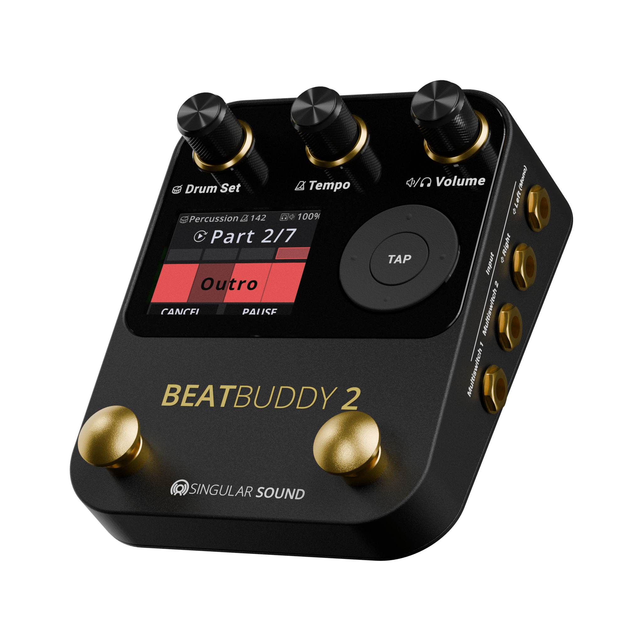 Beat Buddy 2 - SINGULAR SOUND BEATBUDDY 2 DRUM MACHINE PEDAL - Innovative Music