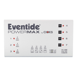 Eventide PowerMax Pedalboard Power Supply w/ 7 Isolated Outputs - Innovative Music