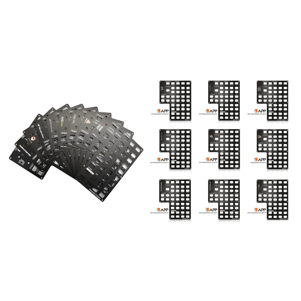 ICON Set of 9 Metal Fader Caps for QCon Pro X/Platform - Enhance Your Mixing Experience - Innovative Music