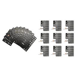 ICON Set of 9 Metal Fader Caps for QCon Pro X/Platform - Enhance Your Mixing Experience - Innovative Music