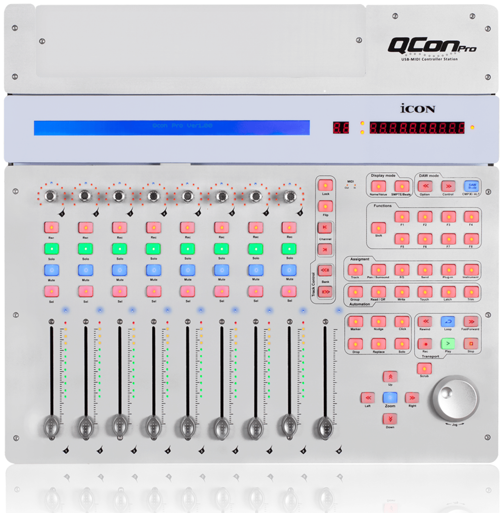 ICON Qcon Pro DAW USB MIDI Control Surface - Innovative Music