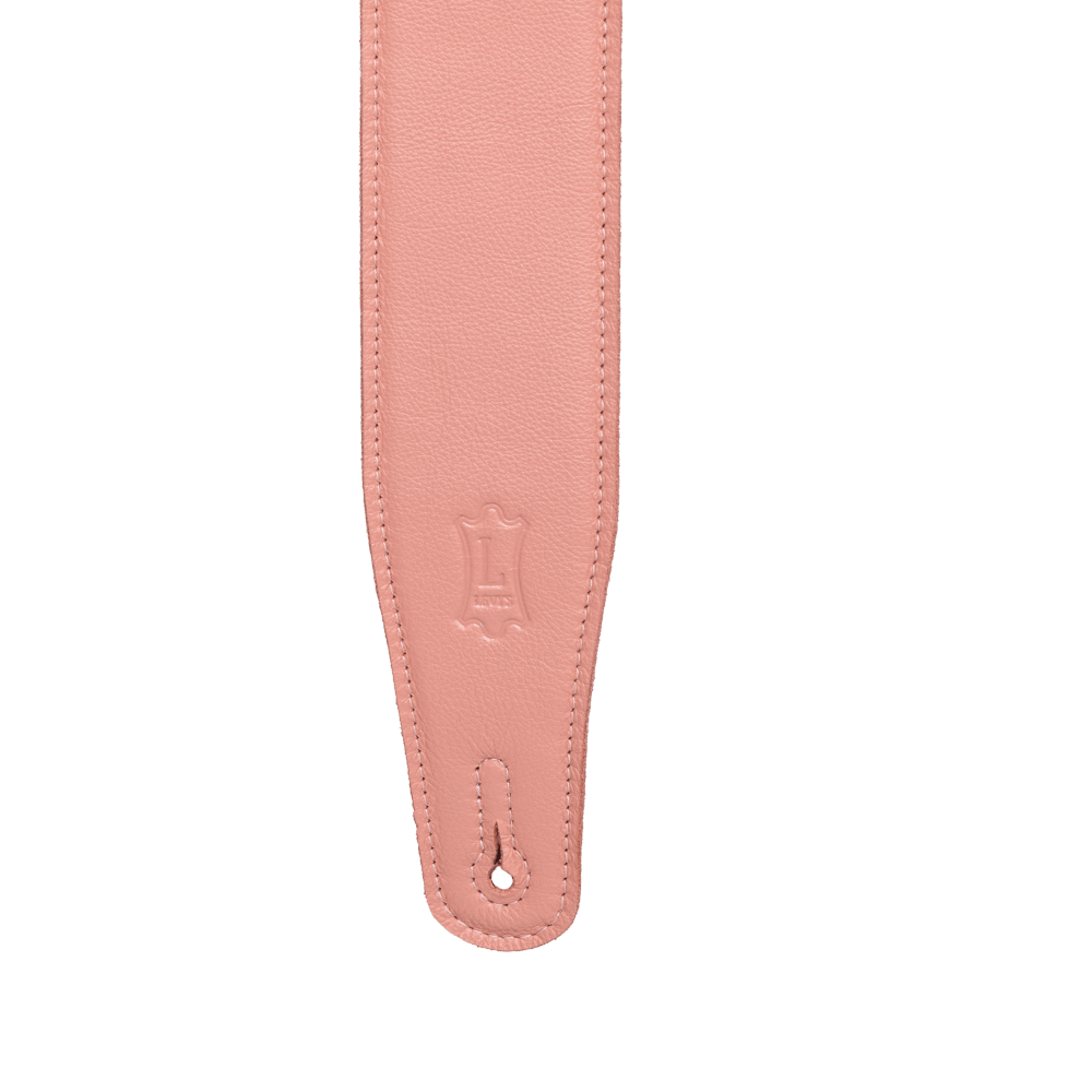 Levy's Leather Suede Reverse Strap in Pastel Salmon - Premium Quality Accessories - Innovative Music
