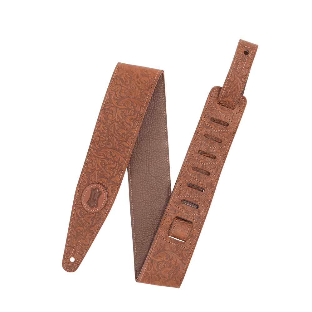 Levy's CRAZY HORSE LEATHER STRAP WITH WAX CANVAS WINDOW Strap - Innovative Music