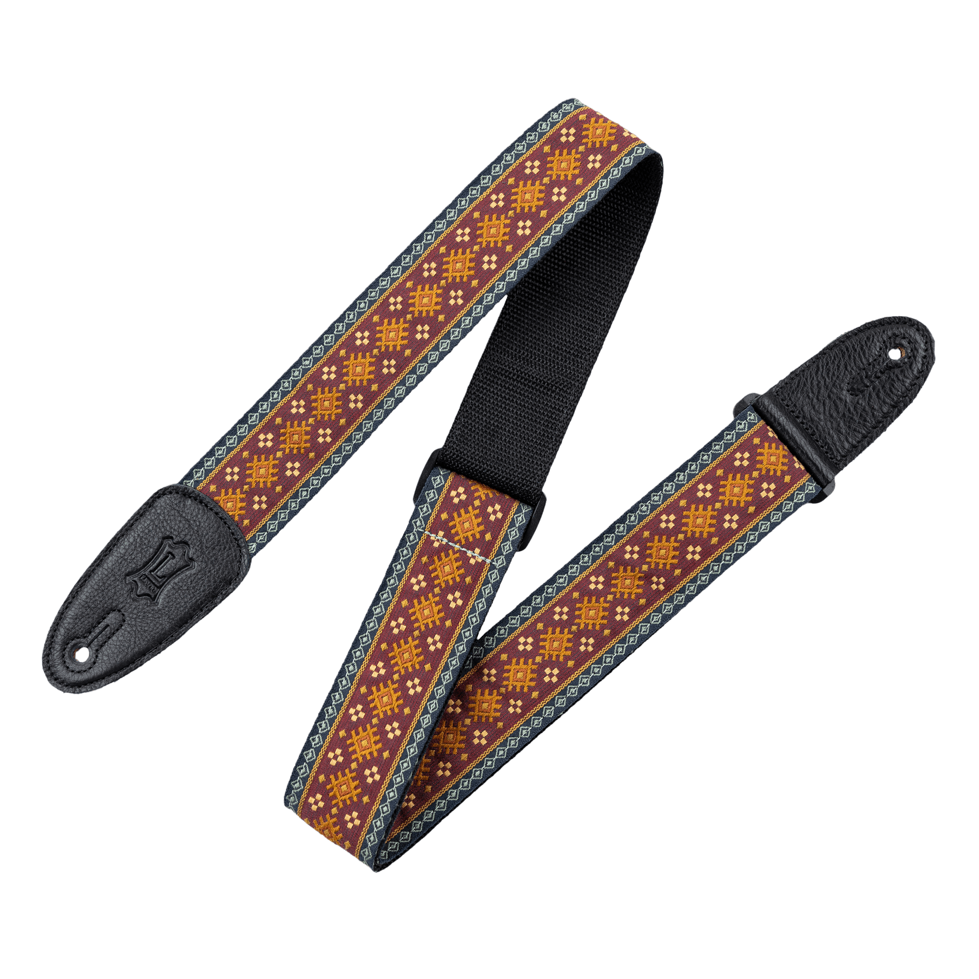 Levy's Red Aztec Hootenanny Strap Strap - Innovative Music
