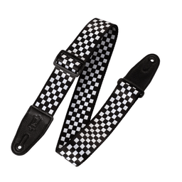 Levy's Polyester Guitar Strap 2" (Checkerboard Motif) - Innovative Music