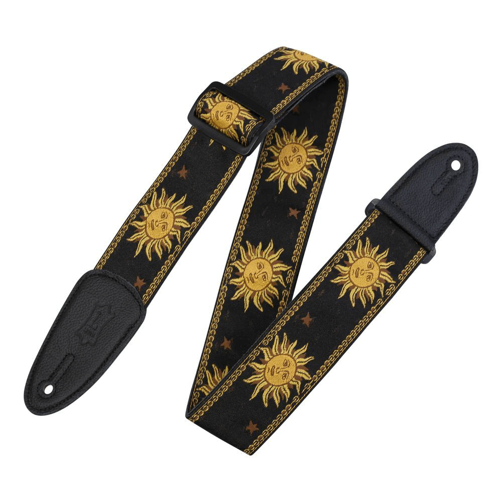 Levy's Jacquard Guitar Strap 2" (Black) - Innovative Music