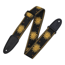 Levy's Jacquard Guitar Strap 2" (Black) - Innovative Music