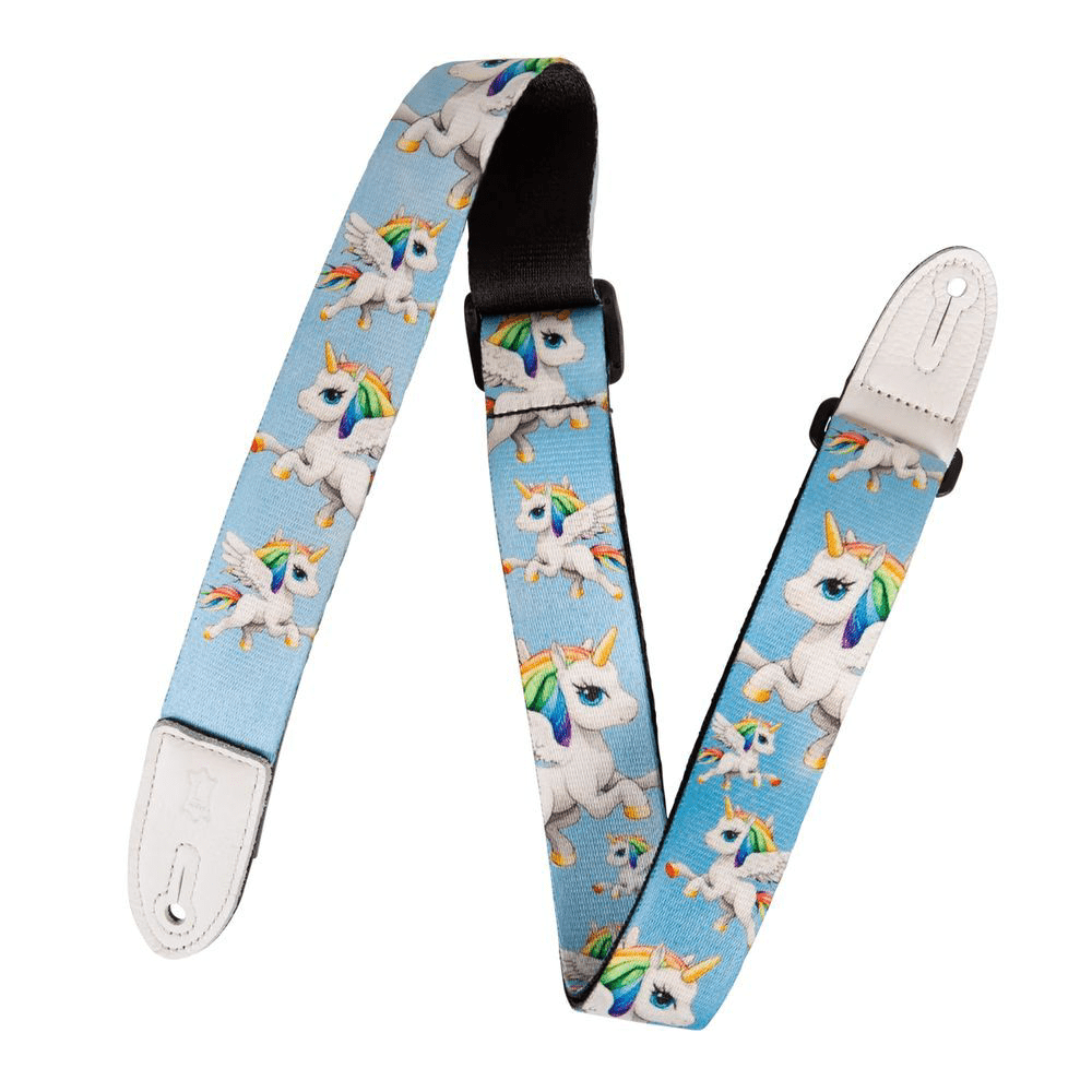 Levy's Kids Guitar Strap 1 1/2" (Printed Unicorn Pattern) - Innovative Music