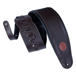 Levy's Garment Leather Bass/Guitar Strap 4 1/2" (Dark Brown) - Innovative Music