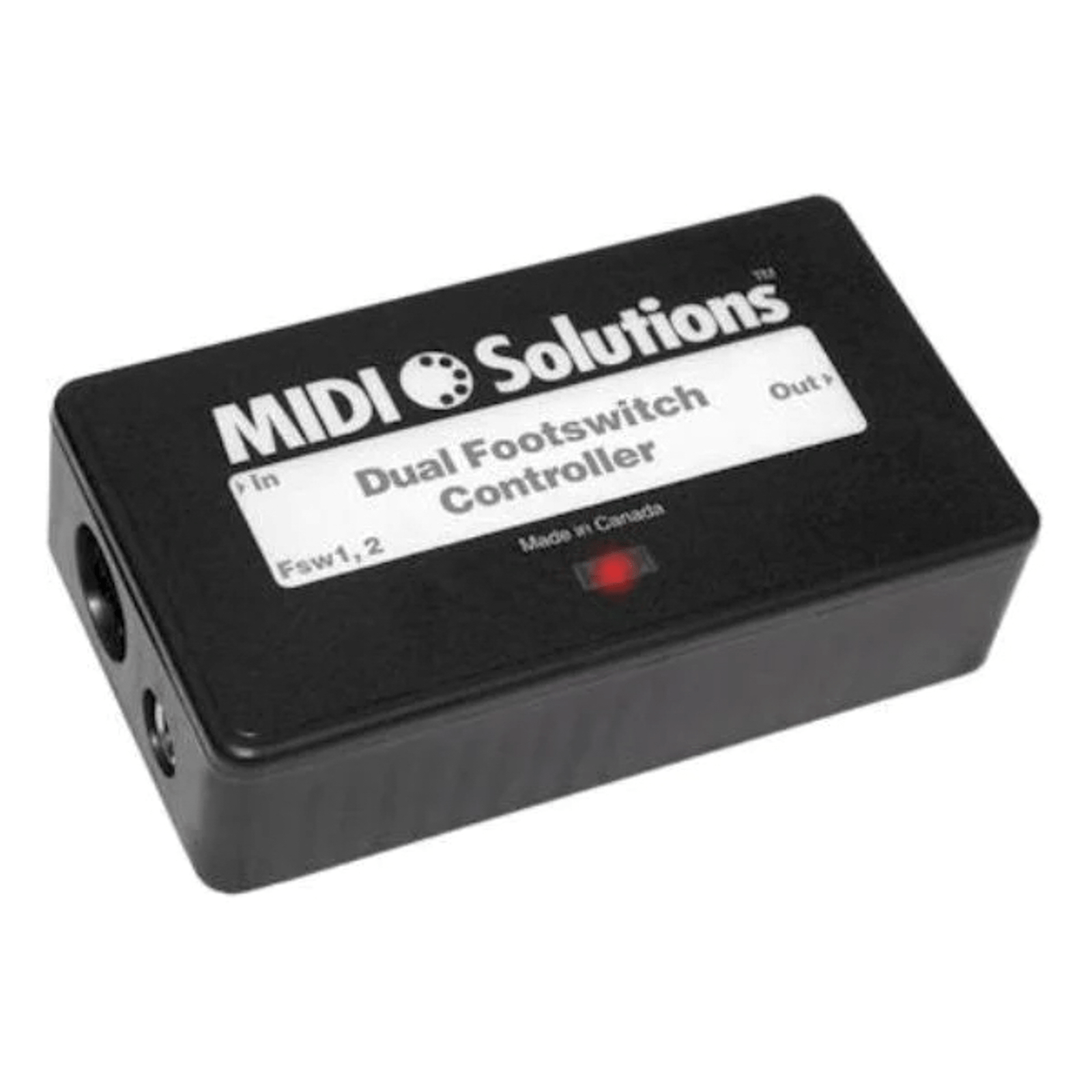 Midi Solutions DUAL FOOT SWITCH CONTROLLER - Control Your Midi Devices with Precision - Innovative Music
