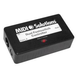 Midi Solutions DUAL FOOT SWITCH CONTROLLER - Control Your Midi Devices with Precision - Innovative Music