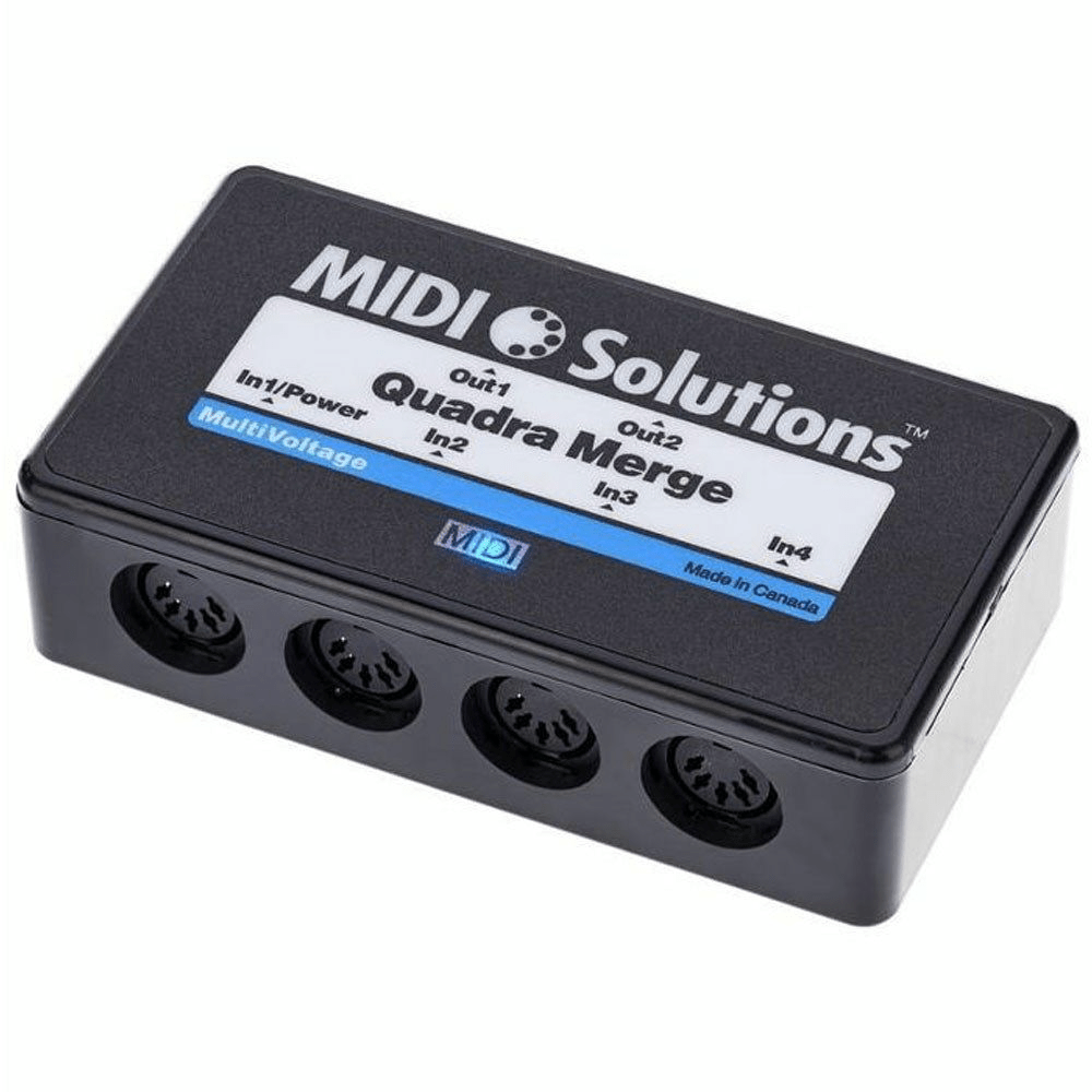 Midi Solutions 4 - In/2 - Out Quadra Merge - Innovative Music