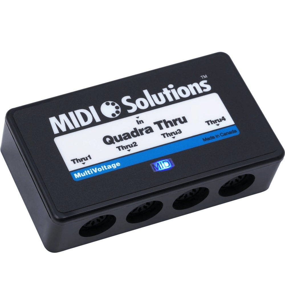Midi Solutions 1 - In/4 - Out Quadra Thru - Innovative Music