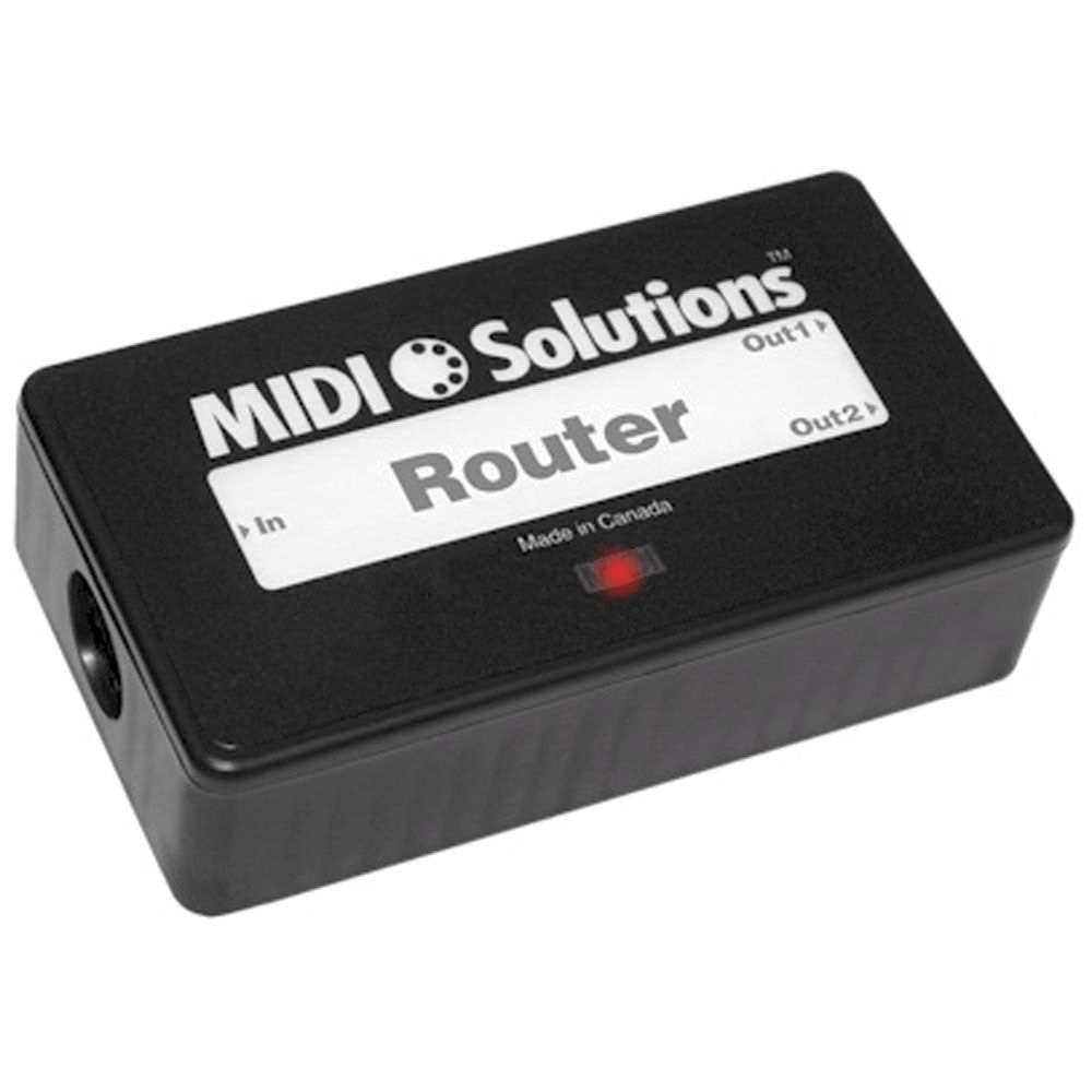 Midi Solutions Router 1 - In 2 - Out Midi Data Router/Filter - Innovative Music