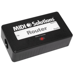 Midi Solutions Router 1 - In 2 - Out Midi Data Router/Filter - Innovative Music