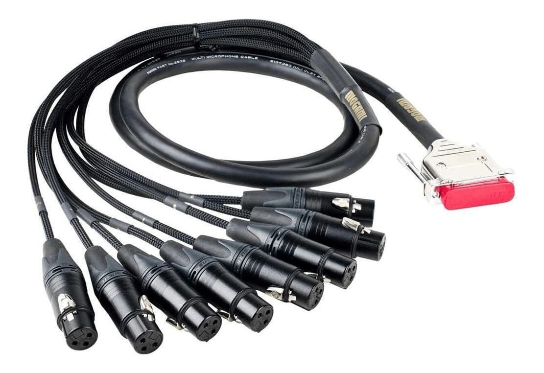 Mogami Gold DB25 to 8x XLR Female Cable (5ft) - Innovative Music