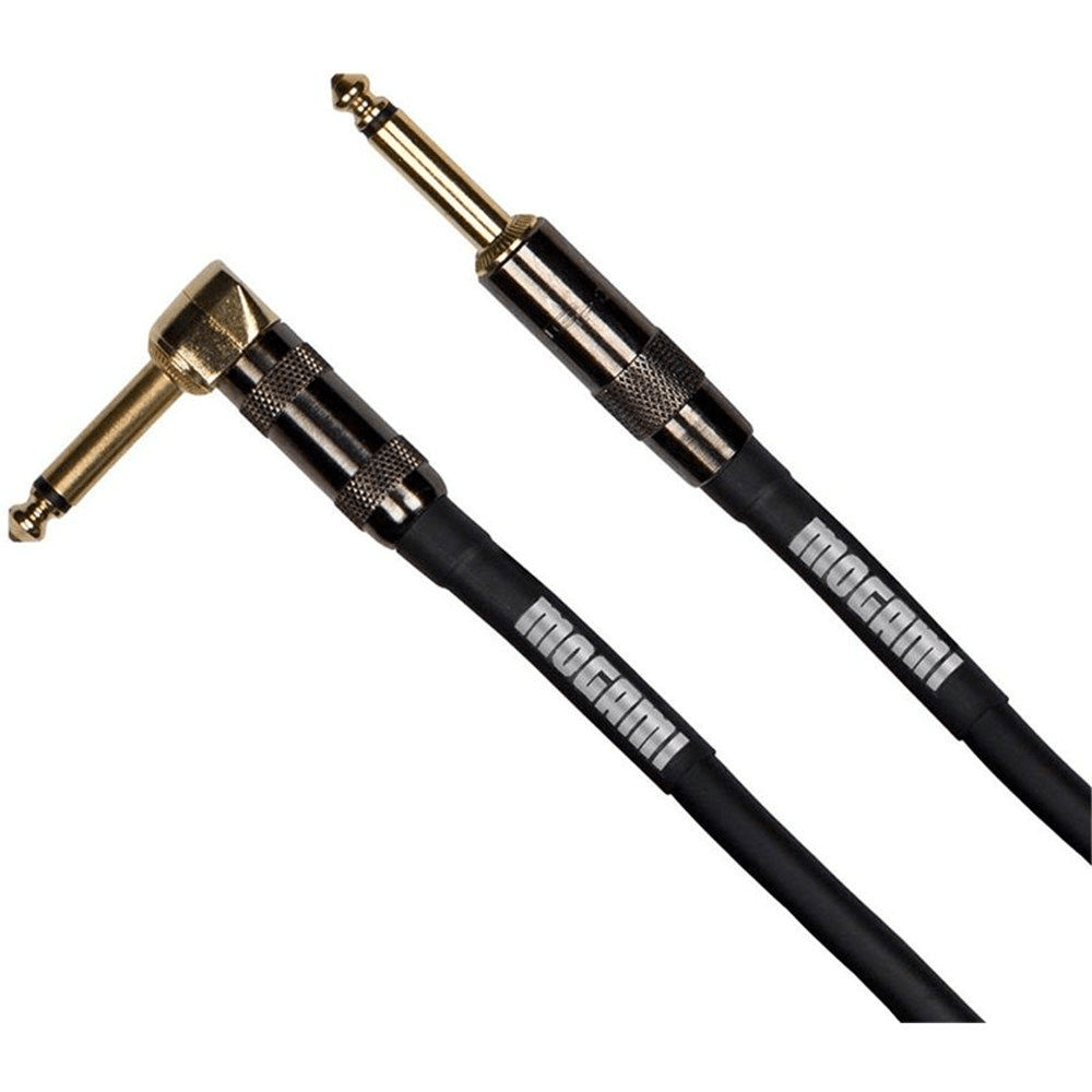 Mogami Platinum Right - Angle to Straight Guitar Cable (12ft) - Innovative Music