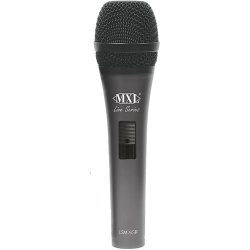 MXL Live Series Dynamic Microphone with High - End Boost in Gray - Innovative Music
