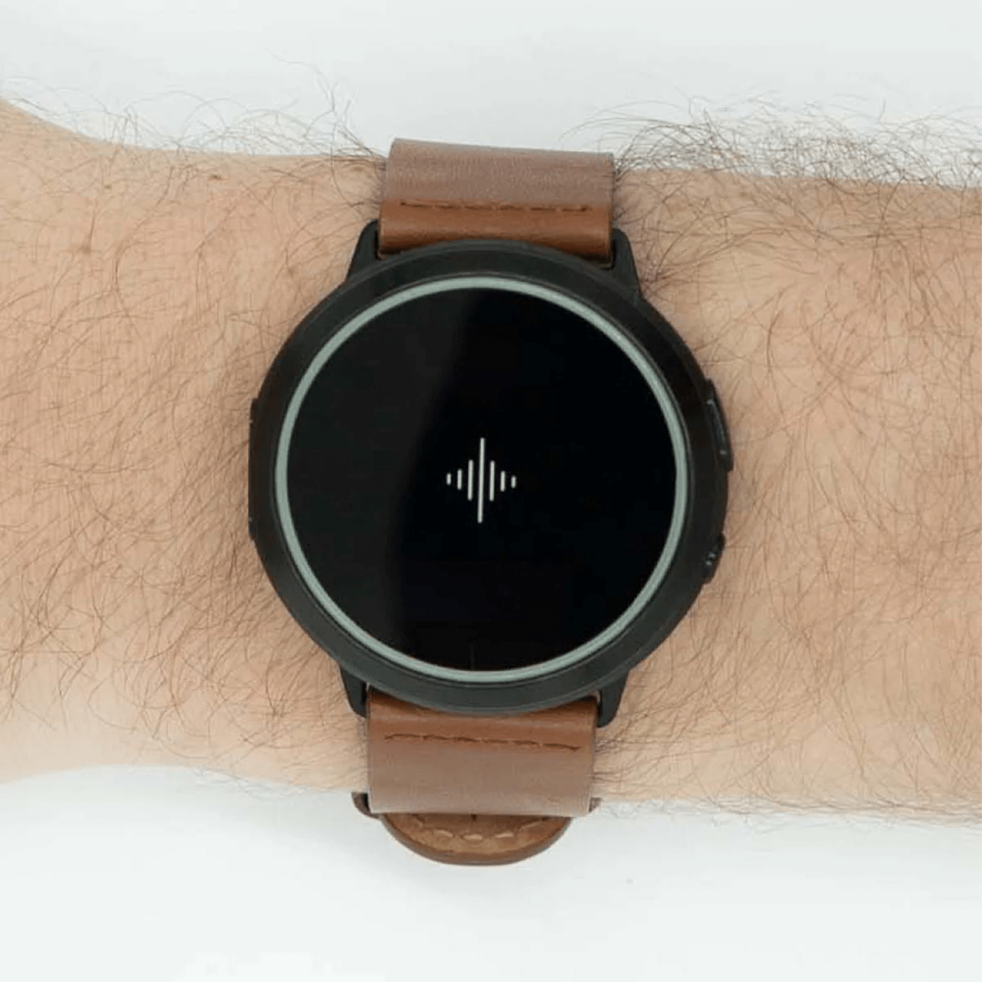 Soundbrenner Leather Strap Brown - Premium Quality Watch Band - Innovative Music