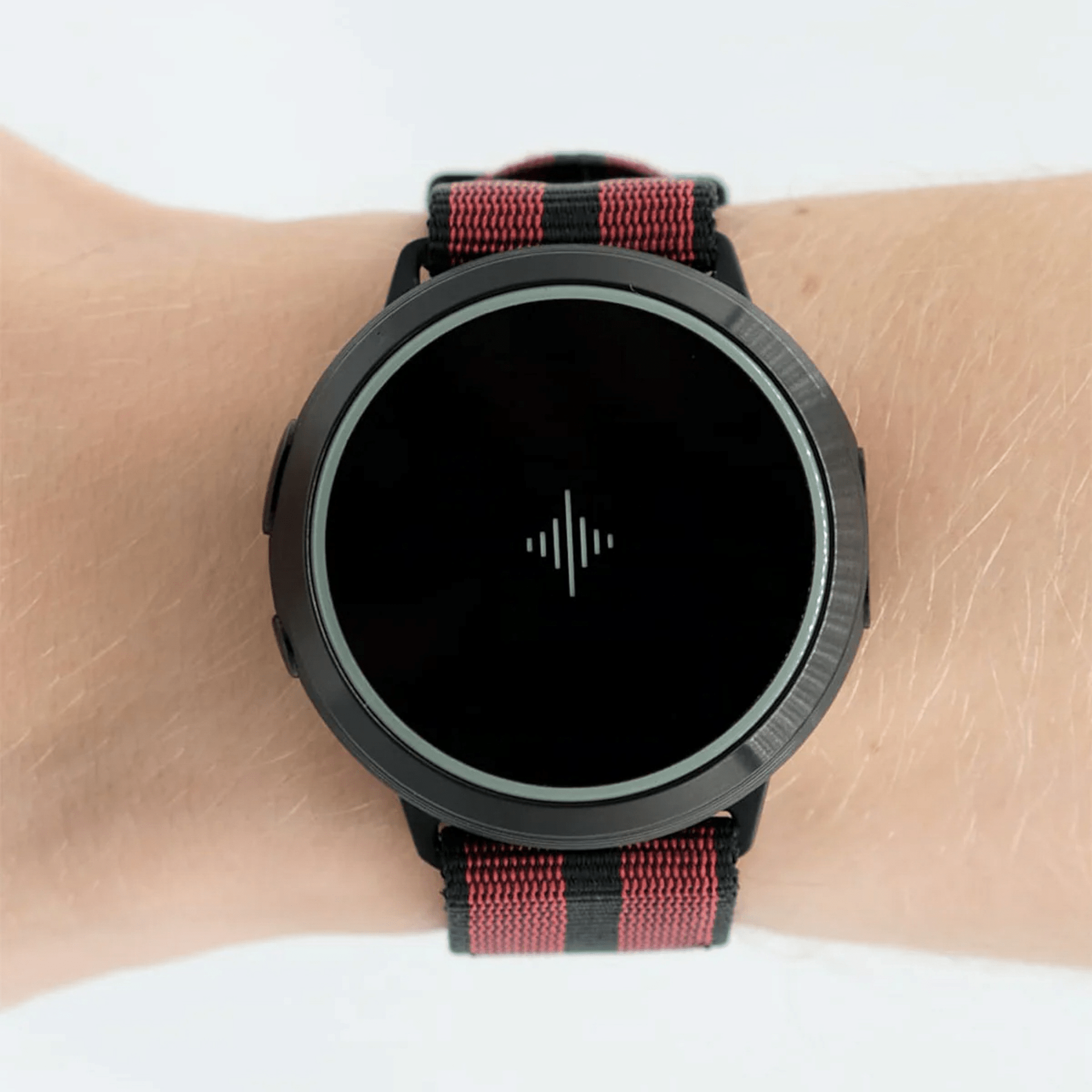 Soundbrenner Woven Nylon Strap Red - Premium Quality for Musicians - Innovative Music