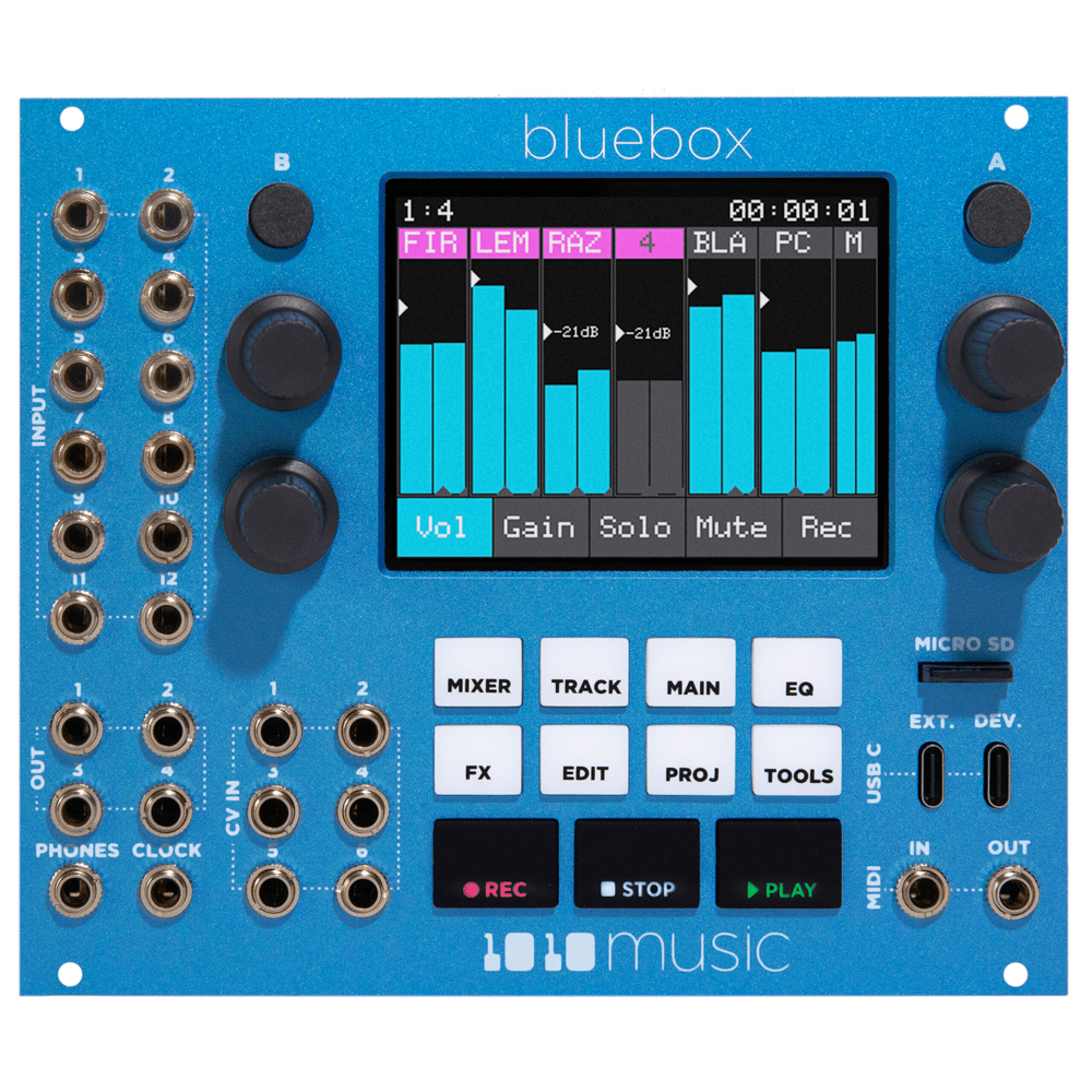 1010 Music Bluebox Eurorack Digital Mixer Recorder - Innovative Music