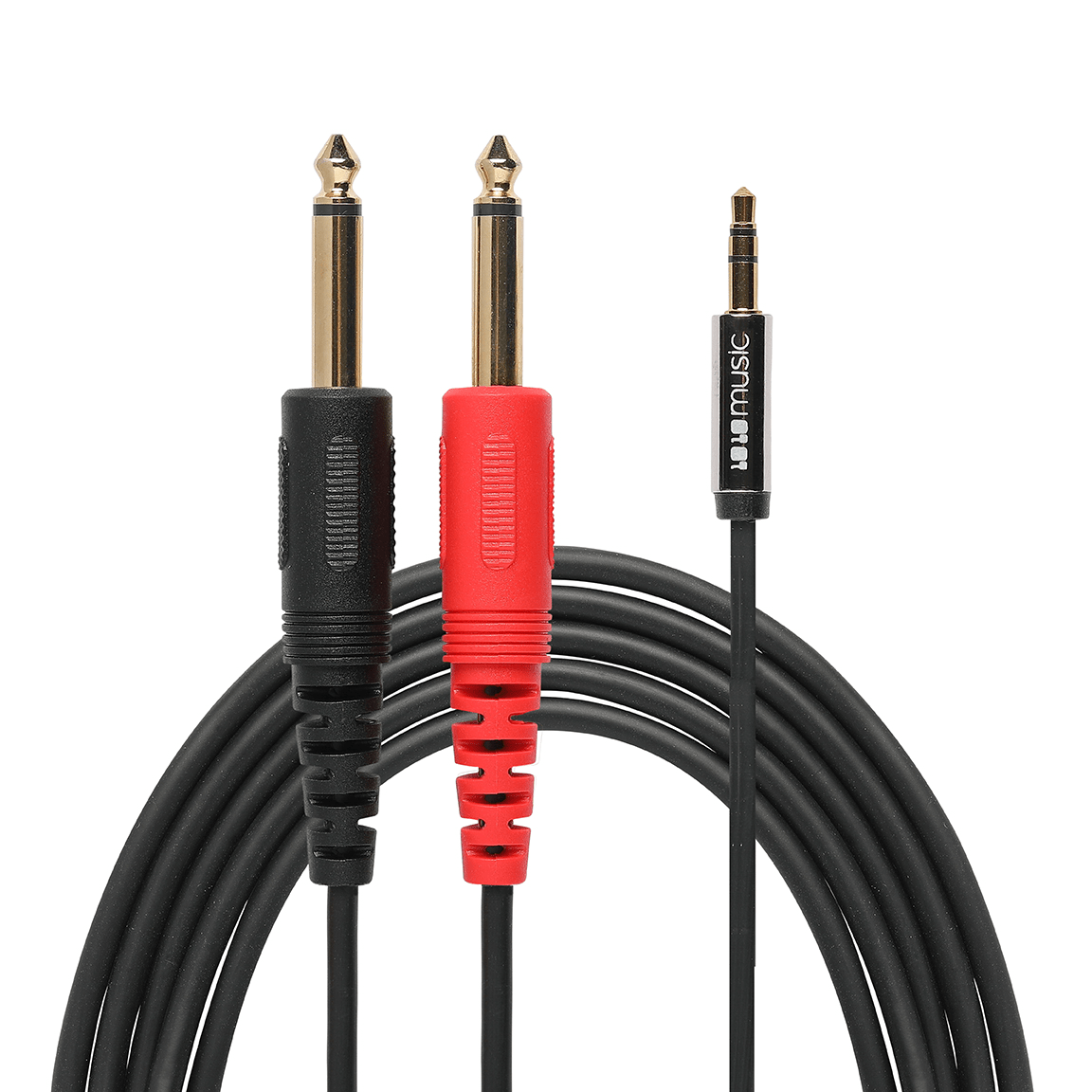 1010 Music 3.5mm Male to Dual 1/4" Male Stereo Breakout Cable (1.4m) - Innovative Music