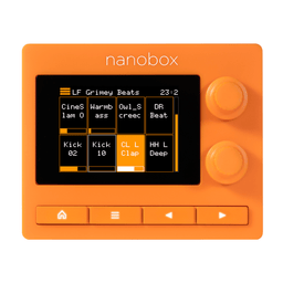 1010 Music Nanobox Tangerine Desktop Sampler w/ Touchscreen - Innovative Music