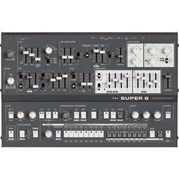 UDO Audio Super 6 12 - Voice Polyphonic Analog - Hybrid Desktop Synthesizer (Dark) - Innovative Music