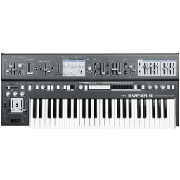 UDO SUPER 6 12 VOICE POLYPHONIC SYNTH GREY - Innovative Music