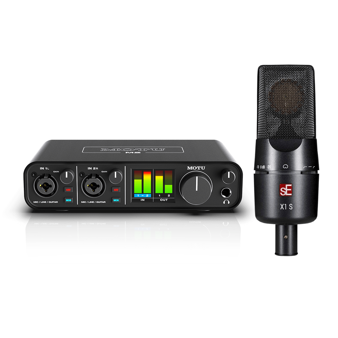 Buy a MOTU M2 Audio Interface, get 50% off an sE Electronics X1S - Sound Distribution - Innovative Music