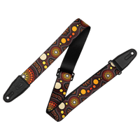 Levy's 2" Poly Down Under Guitar Strap Sunset Design - Innovative Music