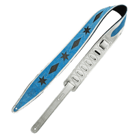Levy's Leather Guitar Strap - Shock Rock Star - Innovative Music