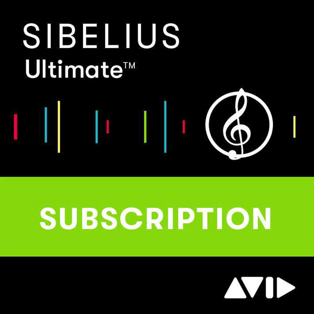 Avid Sibelius Ultimate 1 - Year Subscription - NEW (eLicense) - Innovative Music