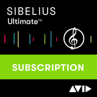 Avid Sibelius Ultimate 1 - Year Subscription - NEW (eLicense) - Innovative Music