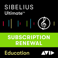 Avid Sibelius Ultimate 1 - Year Subscription - RENEW - EDU - Student/Teacher (eLicense) - Innovative Music