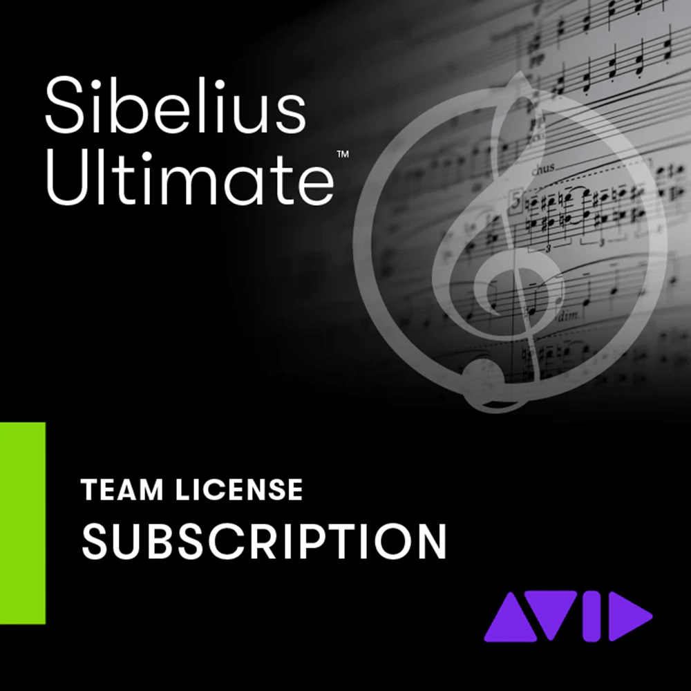 Avid Sibelius Ultimate TEAM 1 - Year Subscription New License - Innovative Music