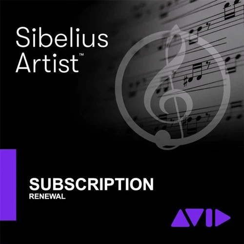 Avid Sibelius Artist 1 - Year Subscription - RENEWAL (eLicense) - Innovative Music