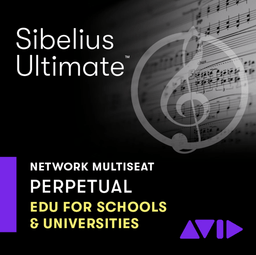 Avid Sibelius Ultimate Network Perpetual Seat - Multiseat NEW EDU (Electronic Delivery) - Innovative Music