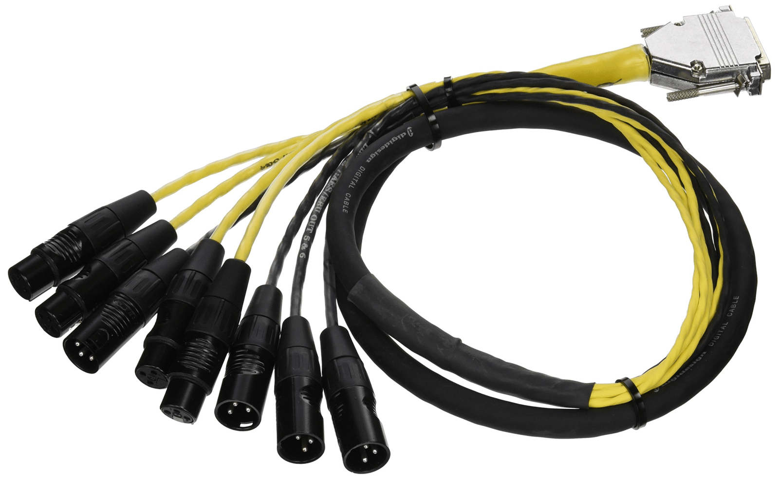 Avid DB25 - XLR M+F AES/EBU DigiSnake 12 ft. Cable - High - Quality Audio Transmission - Innovative Music