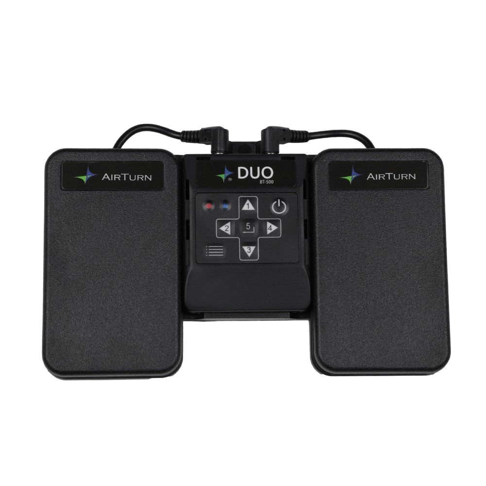 AirTurn Duo 500 Dual Bluetooth Wireless Pedal w/ Bluetooth Remote - Innovative Music